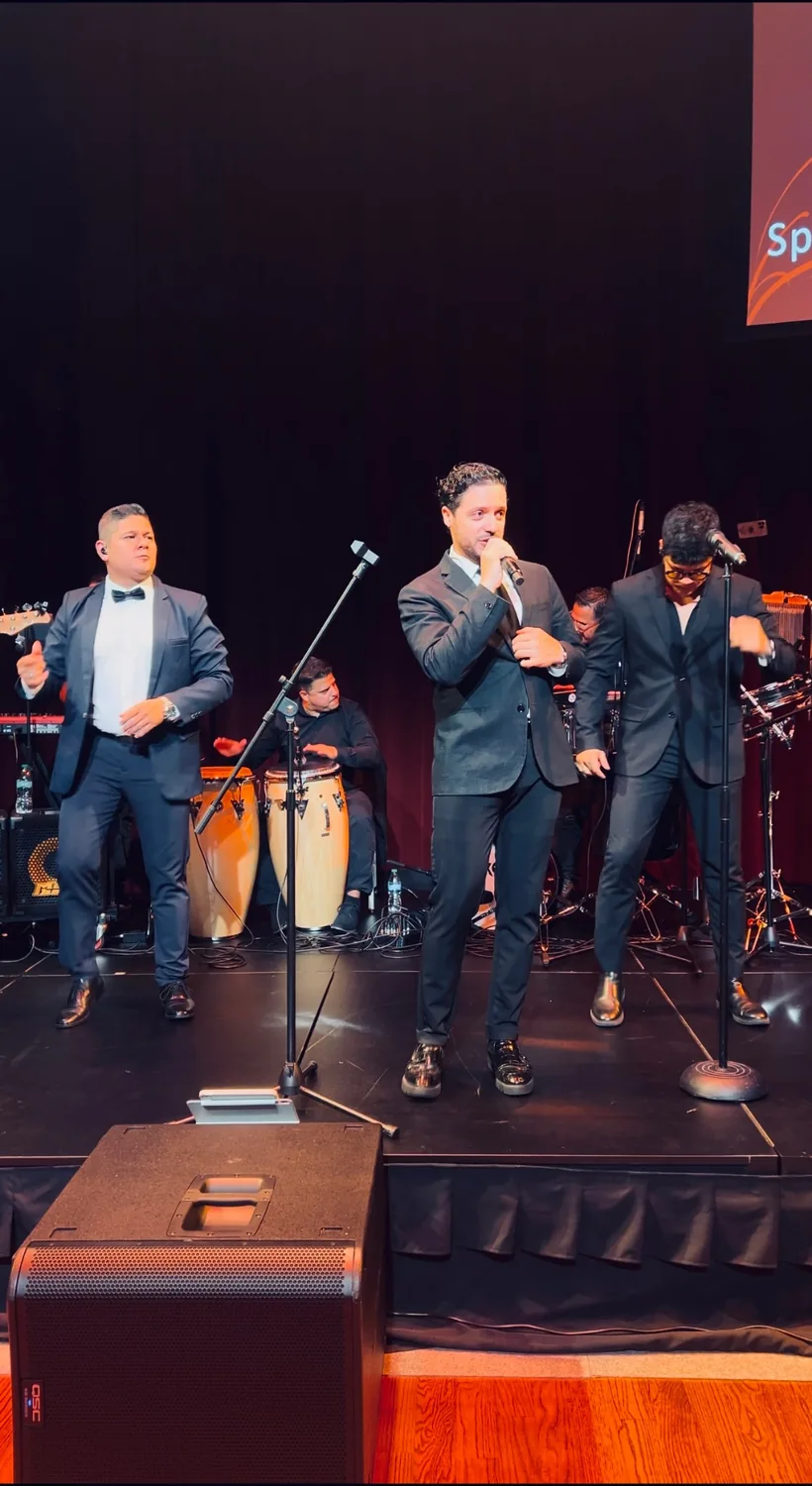 HighLatin performing at a gala