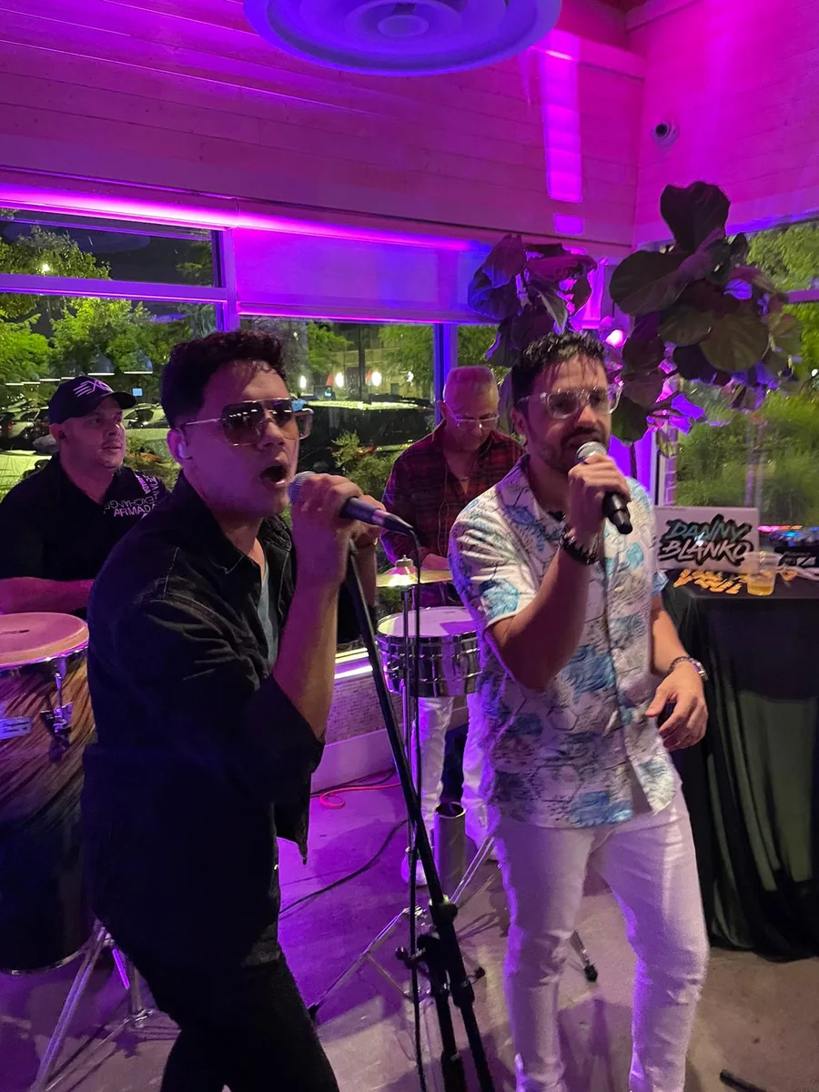 HighLatin singers at a private event